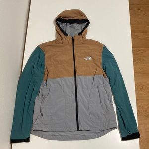 The north face zip up hoody jacket. Unique and comfortable!